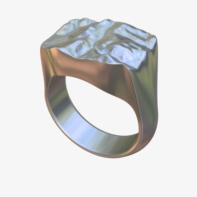 Osmaniye — Kastabala arazi mühür yüzüğü, 3B üst-çapraz görünüm